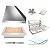 Kit Churrasqueira Gourmet Completa para Apartamento - 2 Águas Inox 430 - Imagem 1