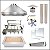 Kit Churrasqueira Gourmet Completa Mod. 3 Águas Inox 430 com Grill Elétrico - Imagem 1