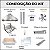 Kit Churrasqueira Gourmet Completa Mod. Três Águas Inox 304 com Suporte em L - Imagem 3