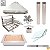 Kit Churrasqueira Gourmet Completa - 3 Águas Inox 304 - Suporte L - Imagem 1