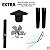 Kit Churrasqueira Gourmet Completa - Gomada Preta - Grill Elevatório - Imagem 7