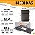 Kit Churrasqueira Gourmet Completa - Gomada Preta -  Suporte L - Imagem 3