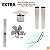 Kit Churrasqueira Gourmet Completa - Gomada Inox 430 - Grill Elevatório - Imagem 7