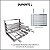 Kit Churrasqueira Gourmet Completa - Gomada Inox 430 - Suporte L - Imagem 8