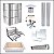 Kit Churrasqueira Gourmet Completa - Gomada Inox 304 - Suporte L - Imagem 1