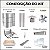 Kit Churrasqueira Gourmet Completa - Gomada Inox 304 - Suporte L - Imagem 3