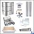 Kit Churrasqueira Gourmet Completa - Gomada Inox 304 - Suporte L + Elétrico - Imagem 1