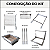 Kit Churrasqueira Gourmet 70cm Mod. Três Águas Preta com Suporte L - Imagem 4