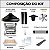 Copa - Kit Churrasqueira Gourmet Completa Mod. 3 Águas Preta com Suporte Elevatório - Imagem 4