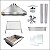 Kit Churrasqueira Gourmet completa Mod. 3 Águas Inox + Grelha para assar - Imagem 1