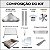 Kit Churrasqueira Gourmet completa Mod. 3 Águas Inox + Grelha para assar - Imagem 4