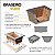 Kit Churrasqueira Gourmet completa Mod. 3 Águas Inox + Grelha para assar - Imagem 14