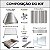 Kit Churrasqueira Gourmet 70cm Completa Mod. 3 Águas Inox + Grelha para assar - Imagem 4