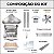 Kit Churrasqueira Gourmet completa Mod. 3 Águas Inox + Suporte Elevatório - Imagem 4