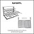 COPA - Kit Churrasqueira Gourmet 70cm Mod. Três Águas Preta com Suporte L - Imagem 6