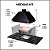 COPA - Kit Churrasqueira Gourmet 70cm Mod. Três Águas Preta com Suporte L - Imagem 10