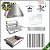 COPA - Kit Churrasqueira Gourmet 70cm Completa Mod. 3 Águas Inox com Suporte L - Imagem 1