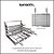 COPA - Kit Churrasqueira Gourmet 70cm Completa Mod. 3 Águas Inox com Suporte L - Imagem 8