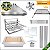 COPA - Kit Churrasqueira Gourmet Completa Inox 80cm com Suporte L + BRINDE - Imagem 1