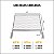 Kit Churrasqueira Gourmet completa Mod. 3 Águas Preta + Grelha para assar - Imagem 7