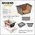 Kit Churrasqueira Gourmet Completa para Apartamento - Suporte L Aramada - 2 Águas Preta - Imagem 10