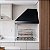 Kit Churrasqueira Gourmet Completa para Apartamento - Suporte L Aramada - 2 Águas Preta - Imagem 2