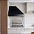 Kit Churrasqueira Gourmet Completa para Apartamento - Suporte L Aramada - 2 Águas Preta - Imagem 3