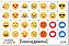 Brinquedo Educativo Tabuleiro Jogo Da Memória Smiles Emoções - Mega Impress - Imagem 1