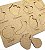 Jogo Tabuleiro De Montar Frutas Mdf - Mega Impress - Imagem 2