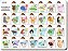 Brinquedo Educativo Tabuleiro Encaixe Alfabeto Bilingue Espanhol Mdf - Mega Impress - Imagem 1