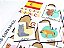 Brinquedo Educativo Tabuleiro Encaixe Alfabeto Bilingue Espanhol Mdf - Mega Impress - Imagem 6