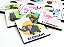Brinquedo Educativo Tabuleiro Encaixe Alfabeto Bilingue Inglês Mdf - Mega Impress - Imagem 3