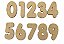 10 Kits Números Mdf Madeira De 0 A 9 C/100 Números - 7cm - Imagem 4