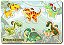 Brinquedo Educativo Tabuleiro Encaixe Dinossauro Mdf - Mega Impress - Imagem 1