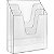 Organizador p/ escrit vertical 864 cristal acrimet - Imagem 1