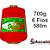 Barbante 700g 580 m Fio 6 Soberano Vermelho crochê trico - Imagem 1