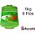 Barbante 1 kg Fio 8 Soberano Verde Limão crochê trico - Imagem 1