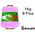 Barbante 1 kg Fio 8 Soberano Rosa Bebê crochê trico - Imagem 1