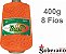 Barbante 400g 470m Fio 8 Soberano Laranja crochê trico - Imagem 1