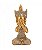 Enfeite Resina Buda Dourado 12cm Tres-83 - Imagem 2