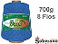 Barbante 700g 470 m Fio 8 Soberano AzRoyal crochê trico - Imagem 1