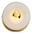 Luminaria Vela Plástica Castiçal Dourado 23cm Cy300-M - Imagem 3