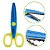 Tesoura picotar onda 13cm te1003 brw - Imagem 1
