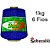 Barbante 1 kg Fio 6 Soberano Roxo crochê trico - Imagem 1