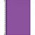 Cad Cp 1/4 Neon Roxo S/pauta 80f 302546 Tilibra - Imagem 2