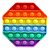BRINQUEDO SENSORIAL POP IT FIDGET TOYS COLORIDO - Imagem 3