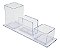 Porta lapis/clips/lembrete 940 cristal acrimet - Imagem 1