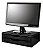 Suporte Para Monitor 2 Gavetas Preto Souza 1015686 - Imagem 1