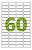 Etiqueta Carta Cc189, 16,93 X 44,45 Mm 100 Folhas Colacril - Imagem 2