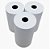 Bobina 80mmx30m Termica Branca Aloform Un - Imagem 1